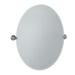 Gatco Tiara Oval Wall Mirror | Frameless Beveled Vanity Mirror Metal in Gray | 32 H x 28.5 W x 3.1 D in | Wayfair 4339LG