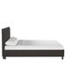 Everly Quinn Nail Button Border Platform Bed Upholstered/Polyester in Brown | 44 H x 41 W x 78 D in | Wayfair EYQN4291 41438488