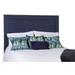 Everly Quinn Hayley Upholstered Panel Headboard Polyester in Blue | 60 H x 4 D in | Wayfair AD318A34A2264B2A8CB3DCD2B4474926