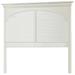 Harriet Bee Crawfordville Panel Headboard Wood in White | 53 H x 59 W x 3.5 D in | Wayfair HBEE7282 42435625