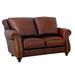 Westland and Birch Randolph 69" Genuine Leather Rolled Arm Loveseat Genuine Leather in Brown | 40 H x 69 W x 43 D in | Wayfair Randolph-L-5