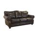 Canora Grey Sophear 98" Genuine Leather Rolled Arm Sofa Genuine Leather in Red | 46 H x 98 W x 46 D in | Wayfair BAA474A882C046B293D9160F460F2CE7