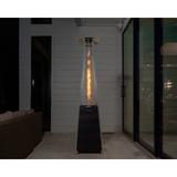 Fire Sense Coronado Pyramid Flame 40,000 BTU Propane Patio Heater in Brown | 88 H x 21 W x 21 D in | Wayfair 62263