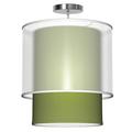 Seascape Lamps Lumiere 1 - Light Single Drum Pendant Metal in Green | 32 H x 30 W x 30 D in | Wayfair SL_LUM30_V