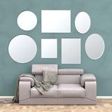 Gatco Modern Frameless Beveled Oval Wall Bathroom/Vanity Mirror | 26.5 H x 19.5 W x 0.2 D in | Wayfair 1800