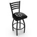 Holland Bar Stool NHL Swivel Bar Stool Upholstered/Metal in Brown | 19 W x 19 D in | Wayfair L01436LAKing