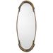 Jamie Young Company Margaux Industrial Distressed Accent Mirror Metal in Yellow | 45 H x 17 W x 2 D in | Wayfair 7MARG-MIAB