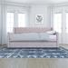 Little Seeds Monarch Hill Ambrosia Twin Daybed w/ Trundle Wood/Upholstered/Velvet in White | 38 H in | Wayfair 4334339LS
