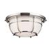 Longshore Tides Argie 2-Light 11.75" Flush Mount Glass in Gray | 5 H x 11.75 W x 11.75 D in | Wayfair LNTS2598 40296476