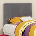 Hokku Designs Temara Panel Headboard Upholstered/Microfiber/Microsuede in Brown/Gray | 48.5 H x 41.75 W x 2.5 D in | Wayfair JEG-8119HG-IC-U