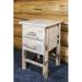 Loon Peak® Montana Collection 2-Drawer Pine Nightstand Wood in White | 30 H x 20 W x 20 D in | Wayfair LNPK7507 39269446