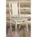 Loon Peak® Montana Collection Lodge Pole Pine Side Chair Wood in Brown | 38 H x 19 W x 18 D in | Wayfair LNPK7690 39269969