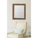 Melissa Van Hise Brown w/ Dark Edges Resin Frame Wall Mirror Resin in Black | 35 H x 29 W x 1.25 D in | Wayfair MIR3202228