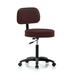 Perch Chairs & Stools Height Adjustable Exam Stool w/ Basic Backrest Metal in Brown | 41.25 H x 24 W x 24 D in | Wayfair WTBA2-BBUF