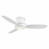 Minka Aire 52" Concept II 3 - Blade LED Propeller Ceiling Fan w/ Remote Control & Light Kit Included in White | Wayfair MF519LWH