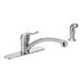 Moen M-Dura Single Handle Kitchen Faucet, Ceramic in Gray | 10.5 W x 10.5 D in | Wayfair 8717