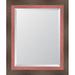 Melissa Van Hise Farmhouse Wall Mirror Wood in White/Brown | 36 H x 30 W x 1 D in | Wayfair MIR2862228