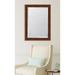 Melissa Van Hise Bead Napa Resin Frame Wall Mirror Resin in Gray/White | 47 H x 37 W x 2 D in | Wayfair MIR3652436