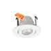 NICOR Lighting 3.13" Remodel LED Retrofit Recessed Lighting Kit in White | 1.75 H x 3.25 W in | Wayfair DLG2-10-120-3K-WH