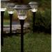 Plow & Hearth Super-Bright Solar LED Path Lights Aluminium/Metal in Brown | 23 H x 6 W x 6 D in | Wayfair 11895 BRZ