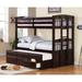 Sunside Sails Standard Bunk Bed w/ Ladder Wood in Brown | 65 H x 42 W x 78 D in | Wayfair B12DC25688514AF2B34E02A2D41C38C3