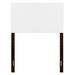 Glory Furniture Panel Headboard Faux Leather/Upholstered in White | 53 H x 40.6299 W x 56 D in | Wayfair G0113-THB