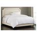Mercer41 Chapne Low Profile Bed Upholstered/Velvet in Brown | 51 H x 83 D in | Wayfair WRLO6610 40761325