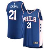 Men's Fanatics Branded Joel Embiid Royal Philadelphia 76ers Fast Break Replica Team Color Player Jersey - Icon Edition