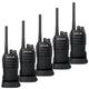 Retevis RT21 2 Way Radio Long Range, Rechargeable Walkie Talkie, Portable Handheld Walkie Talkies for Adults Camping Communication (Black, 5Pcs)