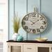 Breakwater Bay Oversized Wall Clock Metal in White | 32 H x 2.5 W x 36 D in | Wayfair BCHH2409 34912738