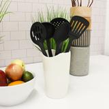 BergHOFF International Studio 5pc Nylon Kitchen Utensil Set Stainless Steel in Black/Gray | Wayfair 2211327