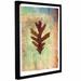 Alcott Hill® 'Leaf VI' Framed Painting Print on Wrapped Canvas in Brown | 18 H x 14 W x 2 D in | Wayfair ACOT6998 40023001