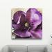 Alcott Hill® Purple Spring Floral Rhapsody Painting Print on Wrapped Canvas in White | 36 H x 36 W x 2 D in | Wayfair ACOT6655 39854788