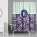 August Grove® Crossman Floral Single Shower Curtain Polyester | 74 H x 71 W in | Wayfair AGTG5657 43864690