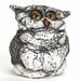 August Grove® Hodge Polyresin Big Owl Figurine Resin in Gray/White | 4 H x 3.5 W x 3.5 D in | Wayfair 815149128CBC414BA7B05AFEFAC5470B