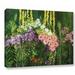 Alcott Hill® Flower Dance Painting Print on Wrapped Canvas Metal in Green | 24 H x 32 W x 2 D in | Wayfair ALCT6682 31559876