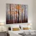 Alcott Hill® Lost in the Forest - 3 Piece Wrapped Canvas Multi-Piece Image Print Set Metal in Green/Orange | 32 H x 48 W x 1.5 D in | Wayfair