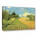 Alcott Hill® The Cornfield Painting Print on Wrapped Canvas Metal in Black | 32 H x 48 W x 2 D in | Wayfair ALCT9330 33265523