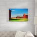 August Grove® Mccurry 'Windsor Tobacco Barns' by Graffitee Studios Photographic Print on Canvas in Red | 20 H x 30 W x 1.5 D in | Wayfair