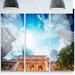 Design Art 'New York Public Library' 3 Piece Photographic Print on Metal Set Canvas in Blue | 28 H x 36 W x 1 D in | Wayfair MT14322-3P