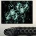 Design Art ' on Black 3D Surreal Design' Graphic Art on Wrapped Canvas Metal in Blue | 30 H x 40 W x 1 D in | Wayfair PT16527-40-30