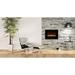 Amantii Wall Mounted Electric Fireplace in Black | 23 H x 35.5 W x 6.13 D in | Wayfair WM-FM-26-3623-BG-EMBER