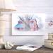 August Grove® Red Barn Painting Print on Gallery Wrapped Canvas in Gray/Red | 16 H x 24 W x 2 D in | Wayfair ATGR5401 31439271