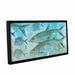 Bay Isle Home™ Tarpon Lagoon - Print on Canvas Canvas, Crystal in Blue | 6 H x 12 W x 2 D in | Wayfair BAYI2289 33279882