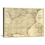 Global Gallery 'Map of the Seat of Civil War in America, 1862' by Davies & Co. Graphic Art on Wrapped Canvas Canvas | Wayfair GCS-295052-30-146