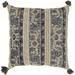 Bungalow Rose Cantrell Hand-knotted Indoor Throw Pillow Polyester/Polyfill in Gray | 30 H x 30 W x 1 D in | Wayfair BNRS4644 38954099