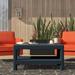 Mercury Row® Mcchesney Plastic Outdoor Coffee Table Plastic in Gray | 18 H x 36 W x 22.5 D in | Wayfair BRYS7271 46076035