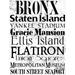 Buy Art For Less Bronx, Yankee Stadium, Ellis Island | 32 H x 24 W x 1.5 D in | Wayfair CAN JM1386 24x32 GW