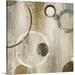 George Oliver 'Orlando Mod Circles II' by Liz Jardine Painting Print on Canvas in Brown/Gray | 20 H x 20 W x 1.25 D in | Wayfair