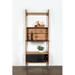 Nuevo Theo Standard Bookcase Wood in Brown | 83 H x 33 W x 18 D in | Wayfair HGDA495